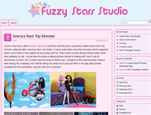 Tablet Screenshot of fuzzystars.net